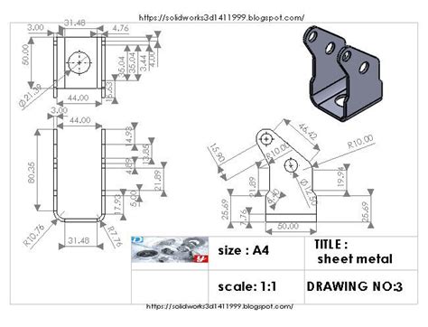 how to make a sheet metal drawing in solidworks|solidworks sheet metal drawing exercises pdf.